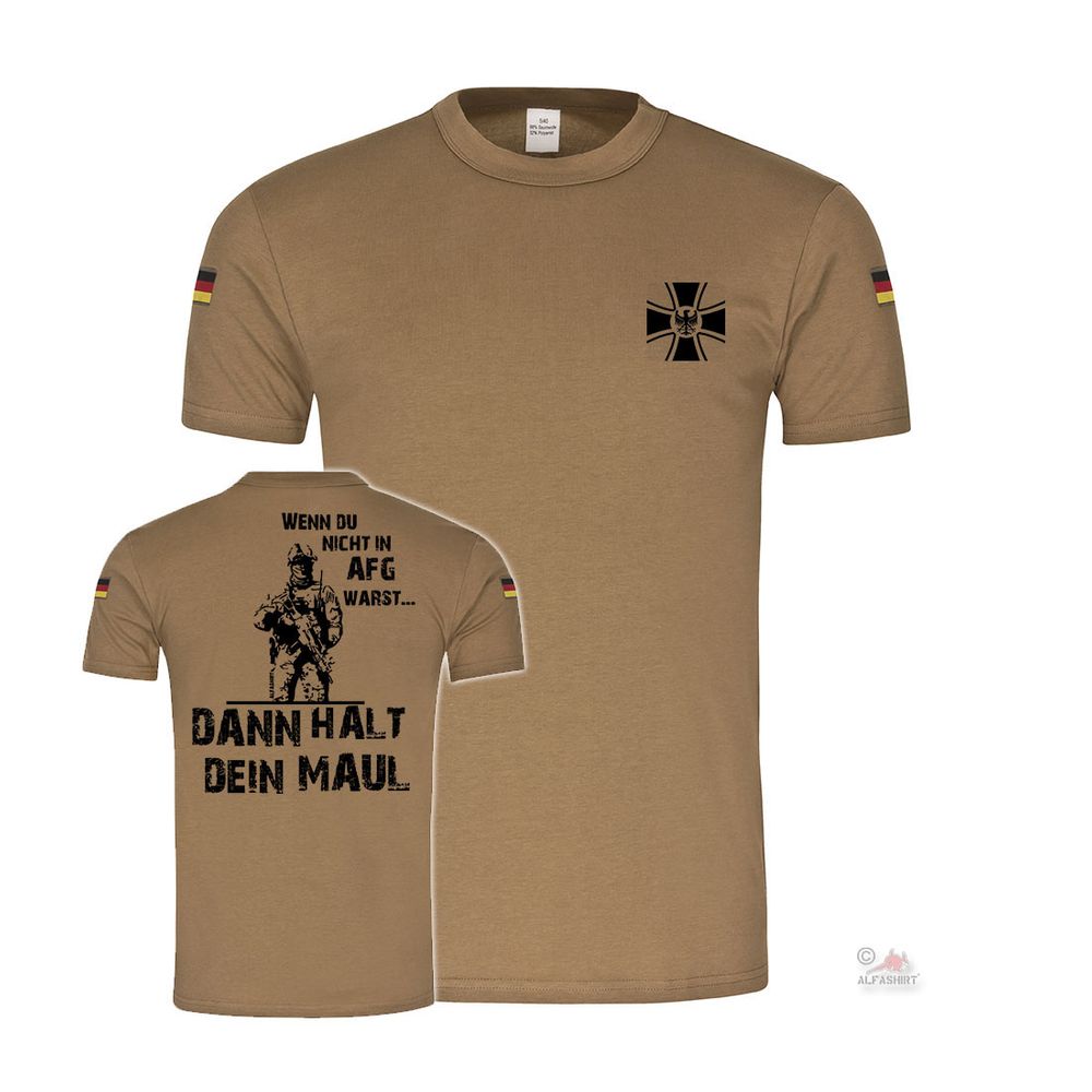 BW Tropen AFG - halt dein MAUL Afghanistan Veteran Abzeichen Adler #33370