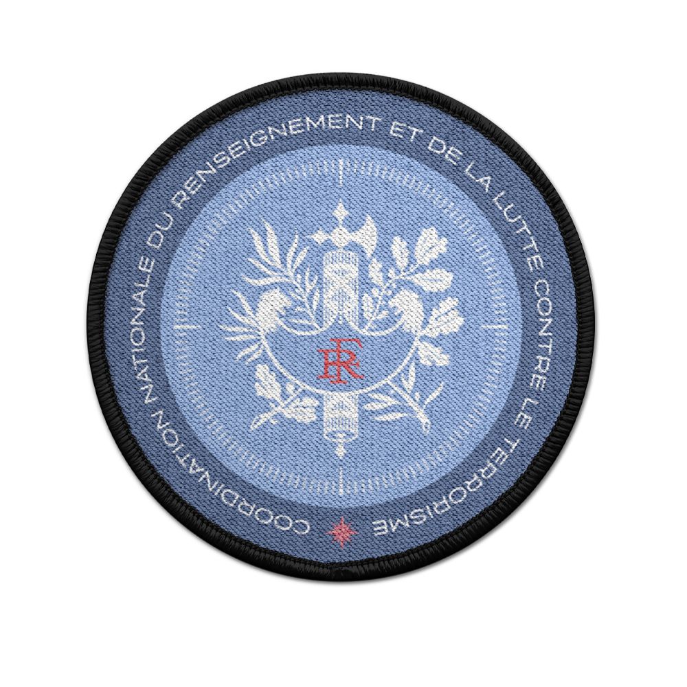 9cm patch CNRLT Coordination national du renseignement et de la lutte # 35246
