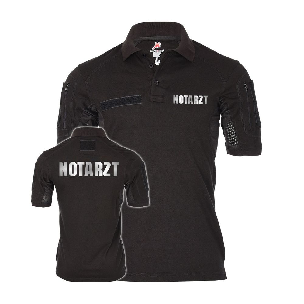 Tactical Polo Notarzt reflektierend Dr Arzt Rettungsdienst Hemd Bekleidung#23443