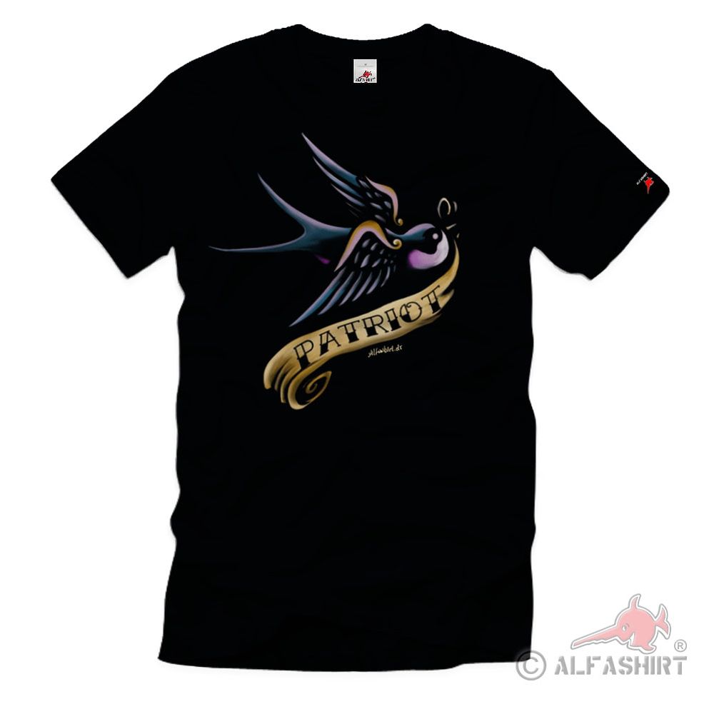 Patriot Vogel Freiheit Stolz Vintage Rock N Roll T-Shirt#35755