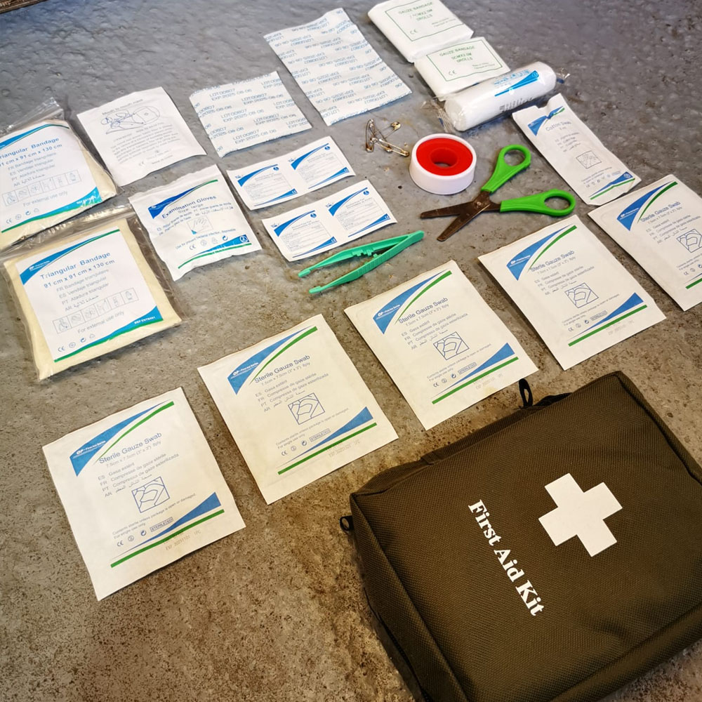Tactical First Aid Kit groß Survival Bundeswehr US Army Molle Erste Hilfe #17288