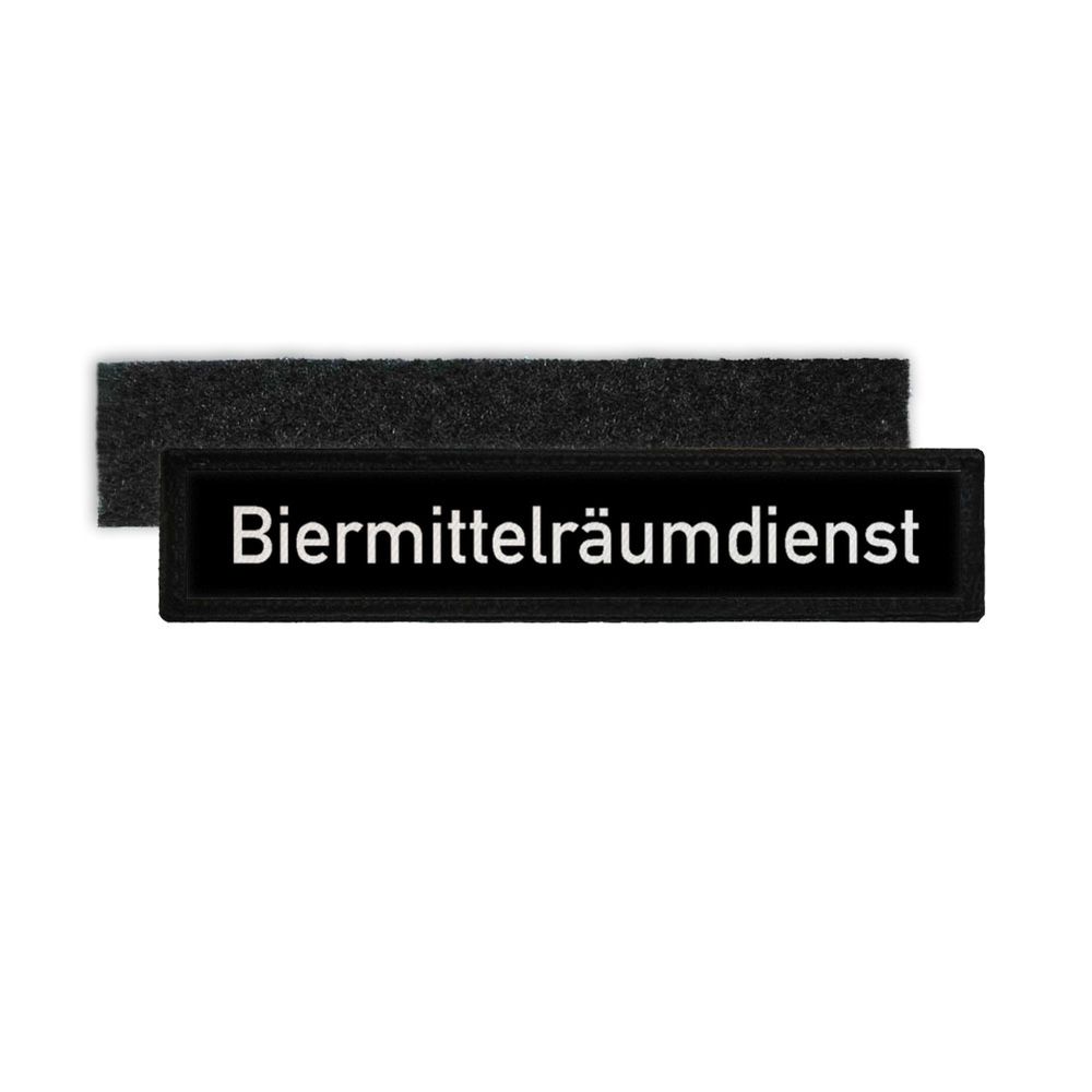 Namensschild Biermittelräumdienst Bier Kampfmittel Räumdienst Party Fun #33524