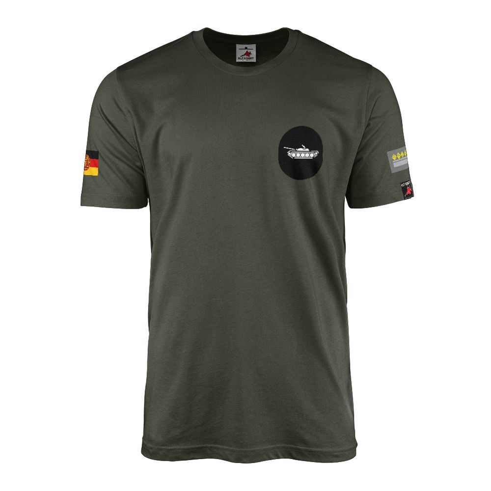 T-Shirt NVA Hauptmann Dienstgrad DDR Flagge Fahne Dienstgradlaufbahn #47732