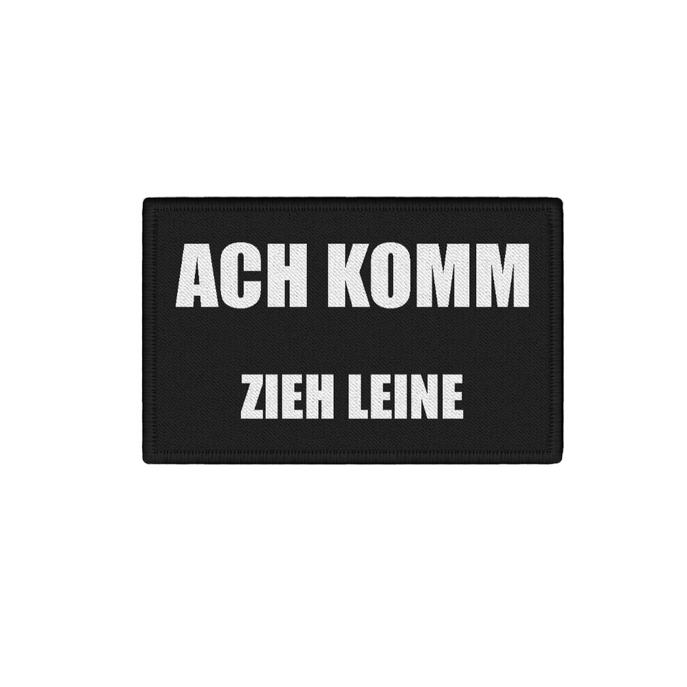 Patch Oh Come Pull Leash Fun Funny Humor Fun 7.5x4.5cm # 34308