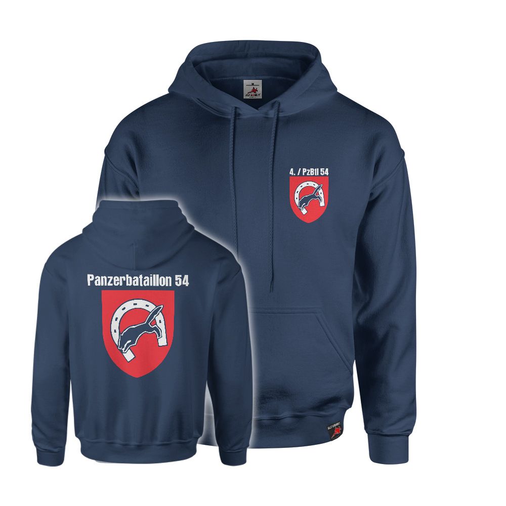 Hoodie Kapuzenpullover 4. PzBtl 54 Panzerbataillon Wolfhagen  BW #47679