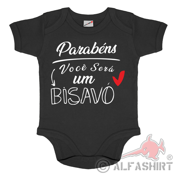 Romper baby body You will be great grandfather Romper Portuguese #42235