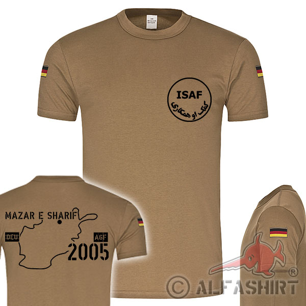 BW Tropical Shirt Mazar e Sharif 2005 Bundeswehr Foreign Mission Koningent # 17881