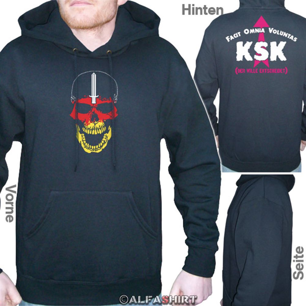 KSK Kommando Spezialkräfte skull Totenkopf Schädel - Kapuzenpullover #6720
