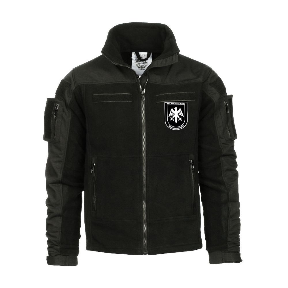 SALE Tactical Fleecejacke Militärischer Brandschutz BEDRUCKT Bundeswehr #35251