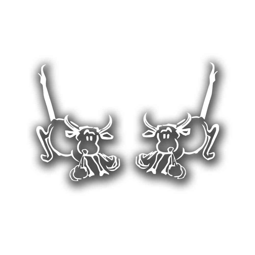 Aufkleber Sticker 2er Set je 15x10cm U-Boot Typ VII B 2WK #A6824