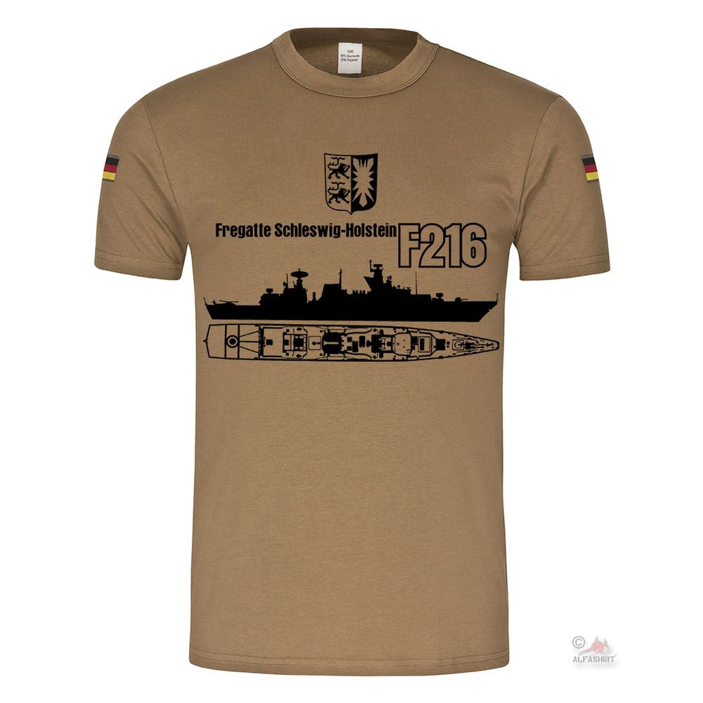 BW Tropics Schleswig-Holstein F216 DRAI Marine Ship Tropical Shirt # 18613