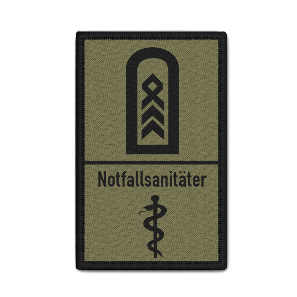 Rank Patch Oberstabsfeldwebel Notfallsanitäter Äskulapstab Rank Patch #48059
