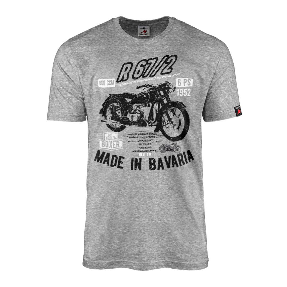 R 67-2 Motorcycle Vintage Two-Cylinder Boxer Four-Stroke 1950s Classic Bavaria #47019