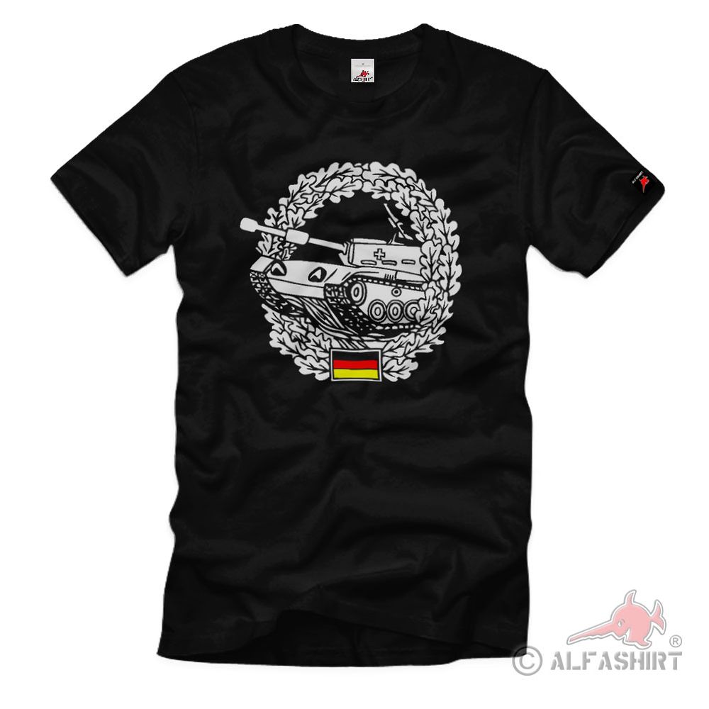 Panzertruppe Barett BW PzTrp Abzeichen Bundeswehr - T Shirt #67