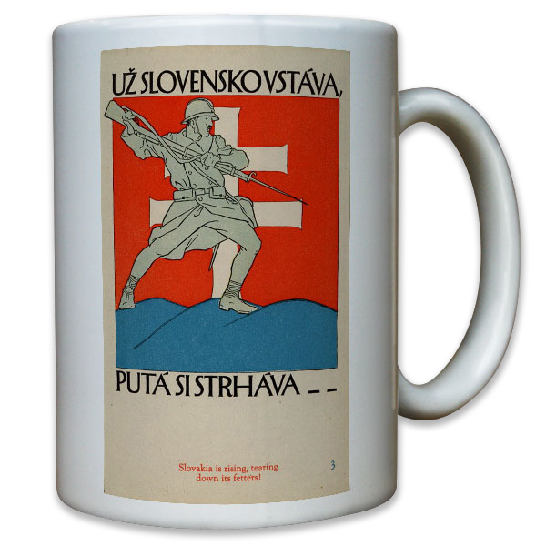 Slovenia Slovenien Soldaten WK 2 WW II Werbung Plakat - Tasse #11579