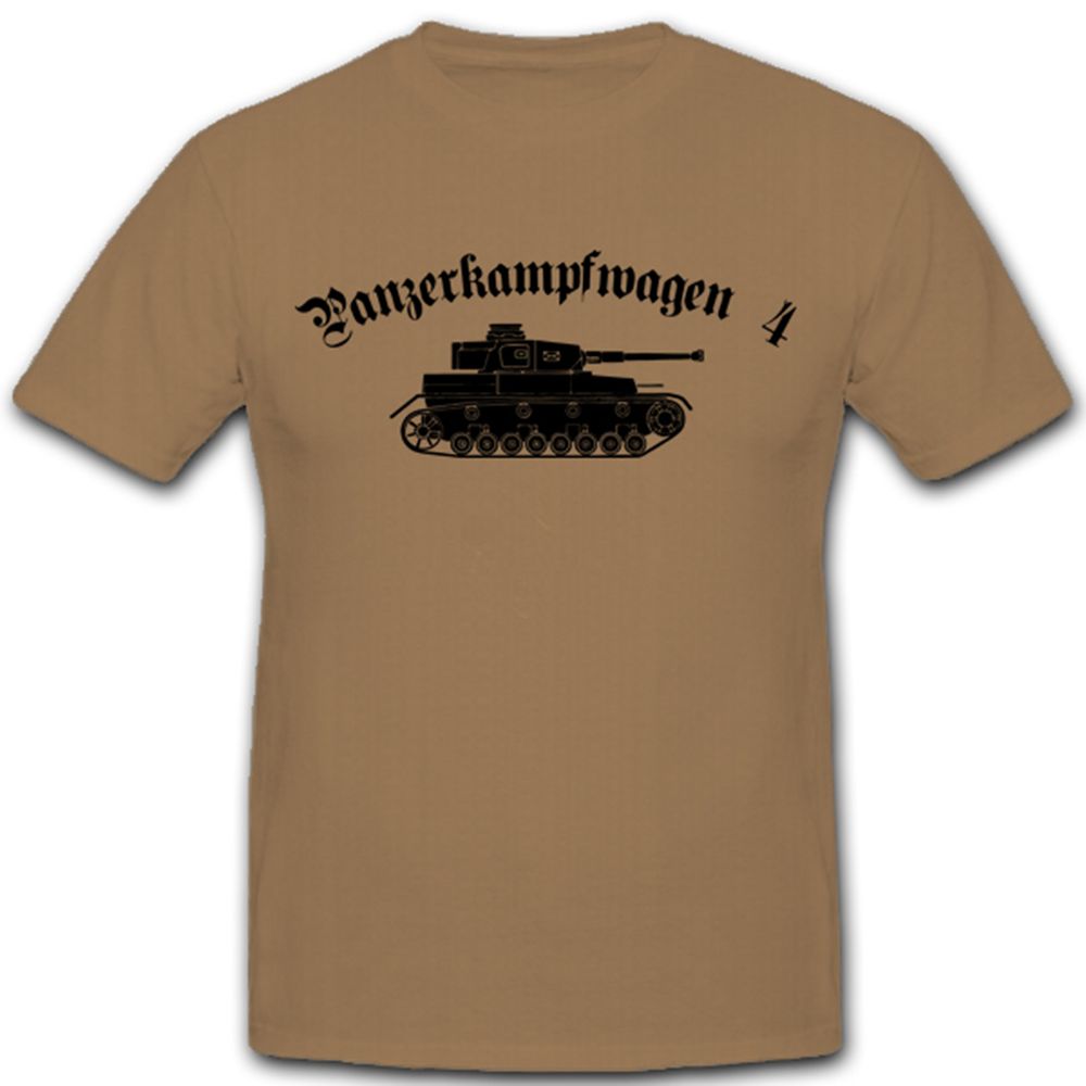 Panzerkampfwagen 4 WH Fahrzeug Bundeswehr Panzer T Shirt #2961