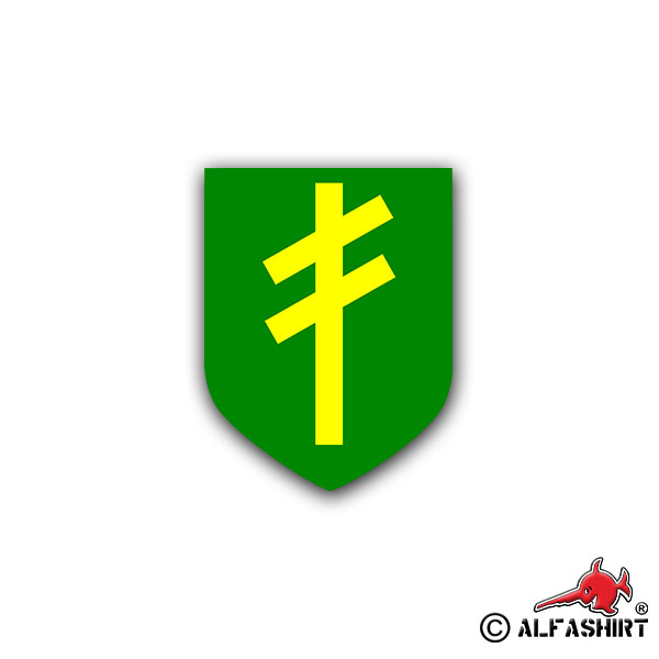 Aufkleber/Sticker PzGrenBtl 43 Panzergrenadierbataillon Wappen 10x8cm A758