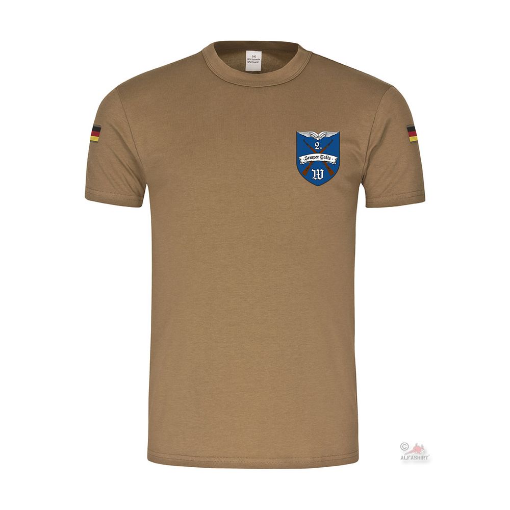 BW Tropics 2 WachBtl Variation Wachbataillon Kompanie Bundeswehr T-Shirt # 32288