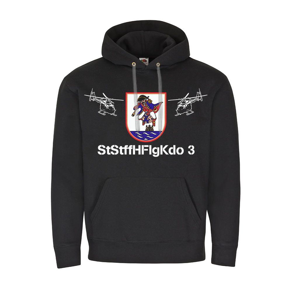 Hoodie StStffHFlgKdo 3 Gütersloh Bo-105 Heeresfliegerkommando Bundeswehr #22287