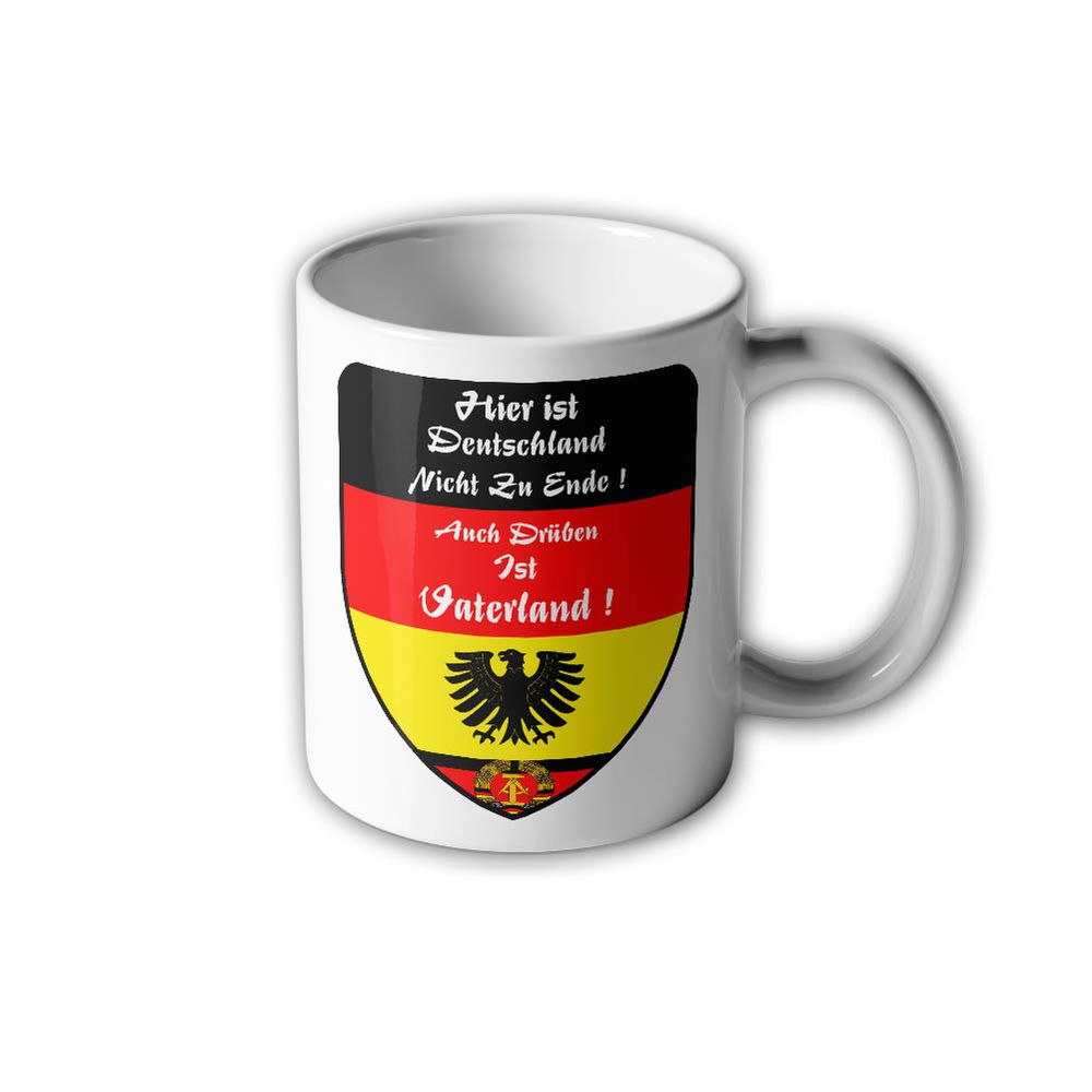 DDR Motto Tasse Grenze Wappen Abziechen Symbol Fahne Flagge Kaffeebecher#30524