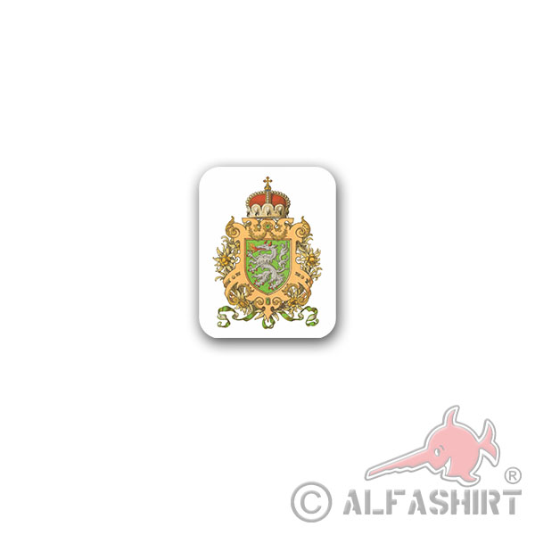 Sticker Duchy of Styria Austria Graz Herzog Coat of Arms 6x7cm A3215