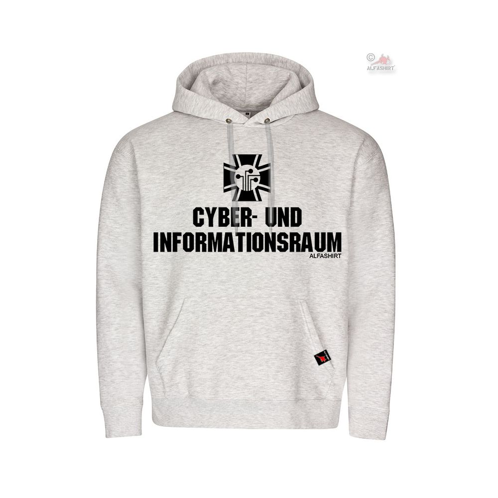Hoodie Cyber- und Informationsraum Bundeswehr CIR IT Hacker Abwehr #36244