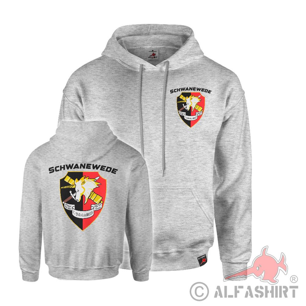 Hoodie 7 PzArtLehrBtl 325 Schwanewede Bundeswehr Coat of Arms Badge #41334