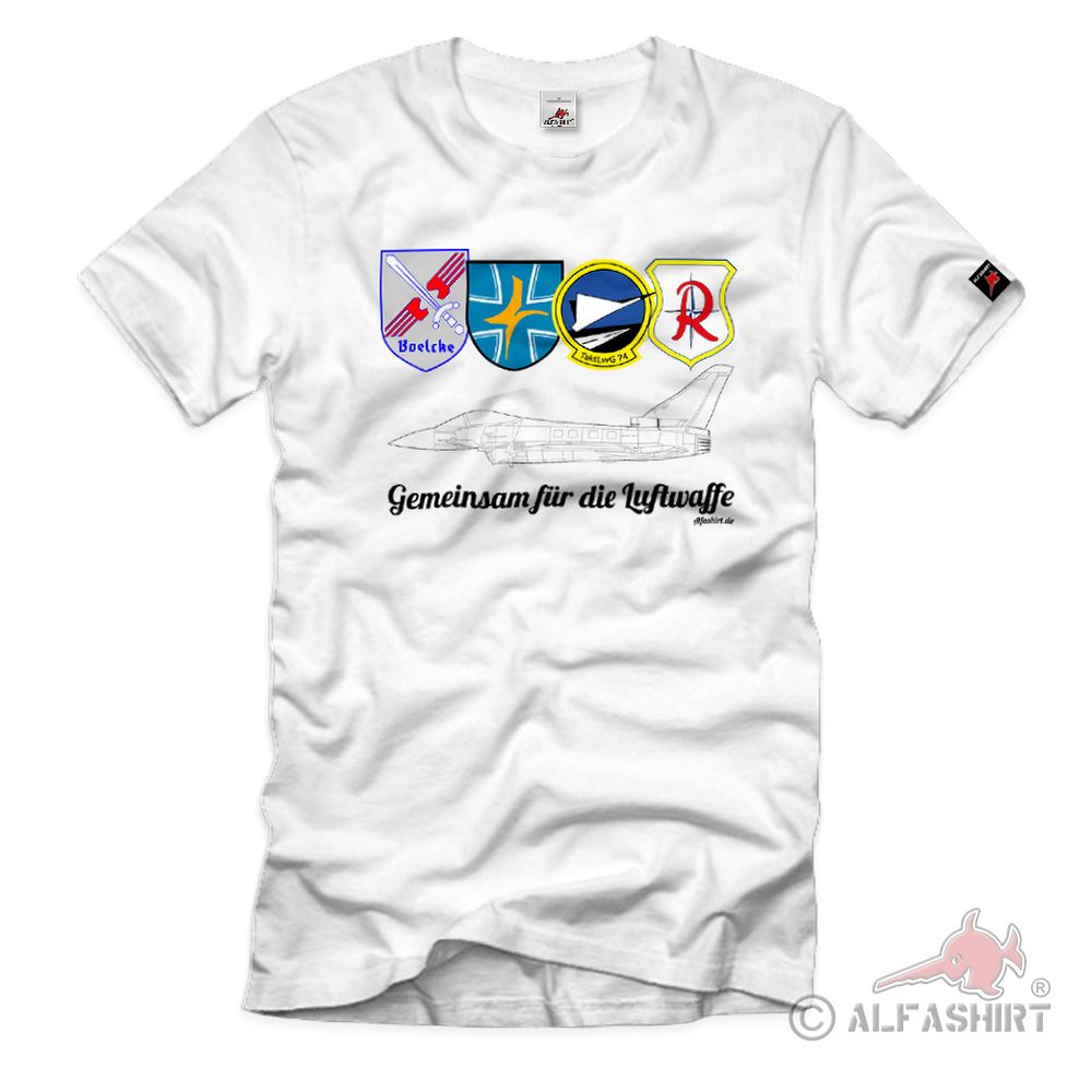 Gemeinsam für die Luftwaffe BW Bundeswehr Nörvenich Militär T-Shirt #40460