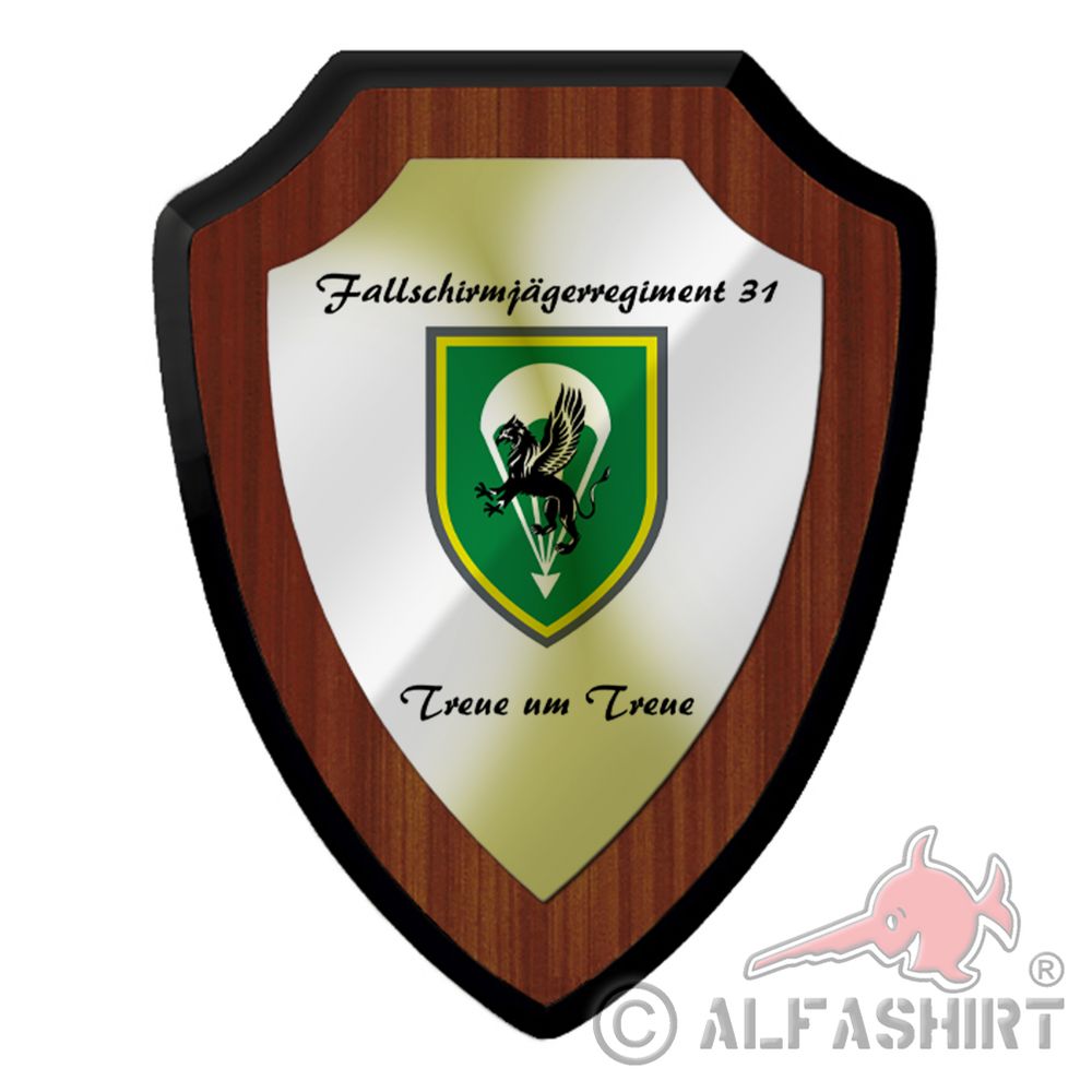 Wappenschild FschJgRgt 31 Fallschirmjägerregiment Bundeswehr #39446