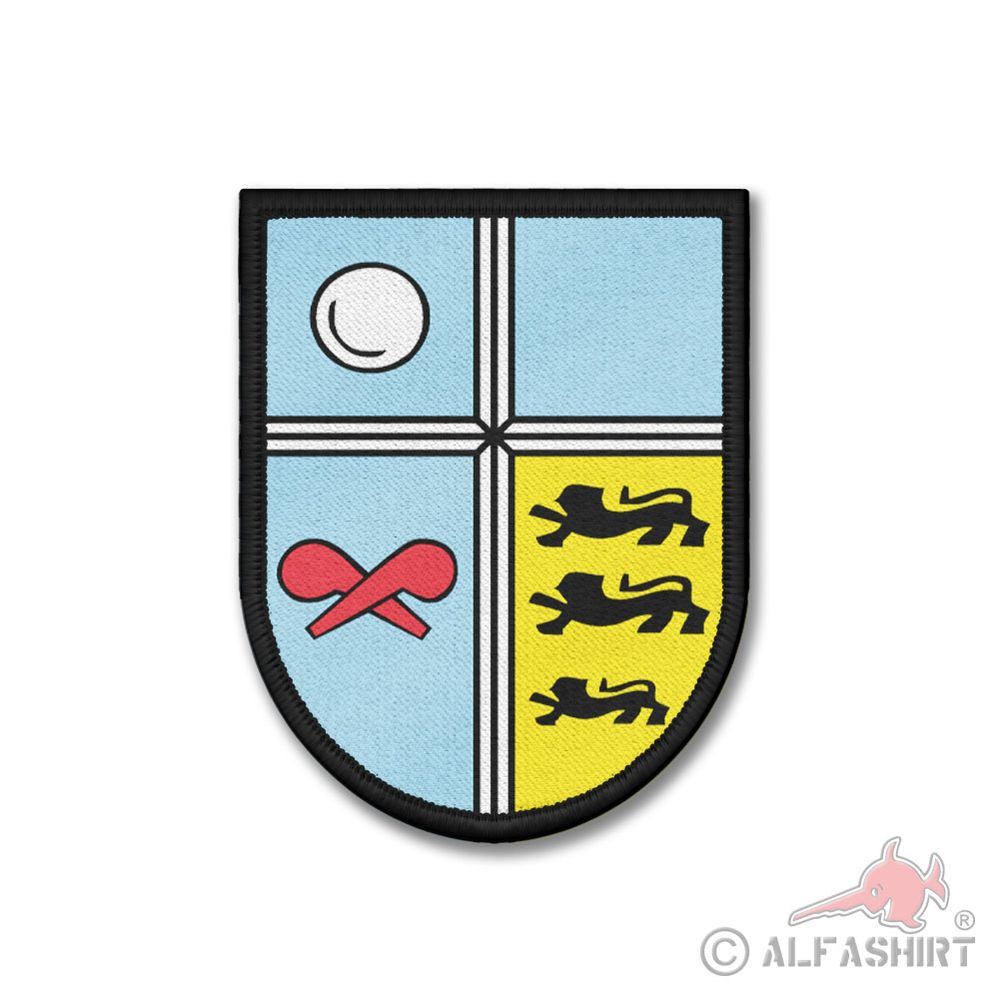 Patch ABC Defense Regiment 750 Baden AbwRgt ABC Defense Battalion 9x7cm #44073