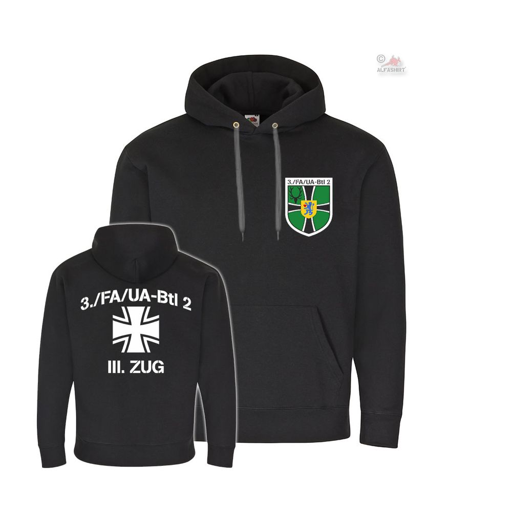 Hoodie 3 FA-UA Btl 2 Ausbildungs-Kompanie Feldwebelanwärter #26719