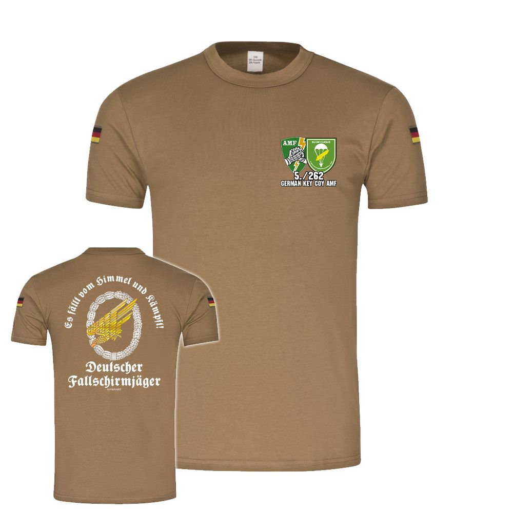 BW Tropenshirt 5. Kompanie FschJgBtl 262 Es fällt vom Himmel und Kämpft #46784