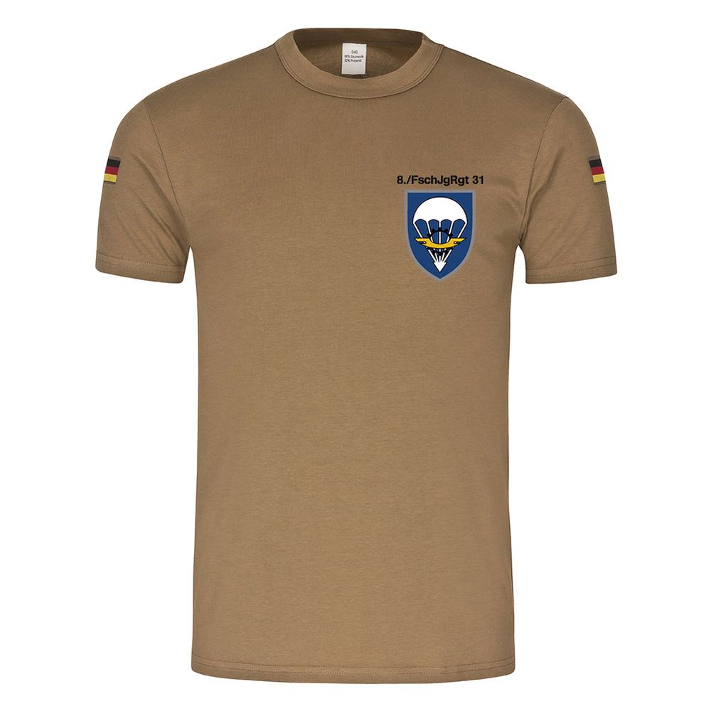 BW Tropen 8 FschJgRgt 31 Fallschirmjägerregiment Seedorf Bundeswehr EZLog #25036