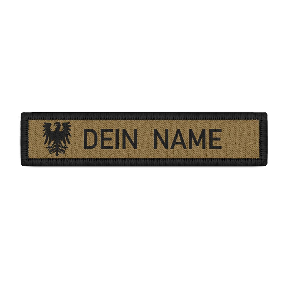 Namenschild Flat Dark Earth FDE Personalisiert Patch Erkennungszeichen #36069