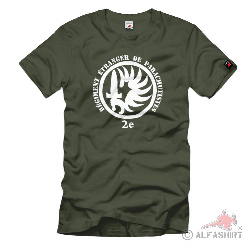 2e Régiment Étranger de Parachutistes Fallschirmjäger Fremdenlegion TShirt #1188