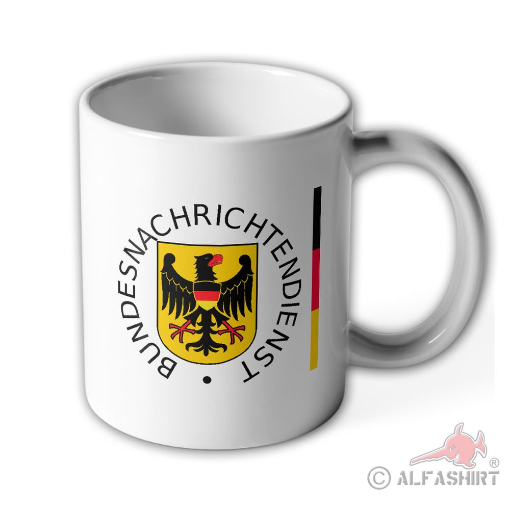 Cup of BND Federal Intelligence News Emblem Badge Logo # 17096