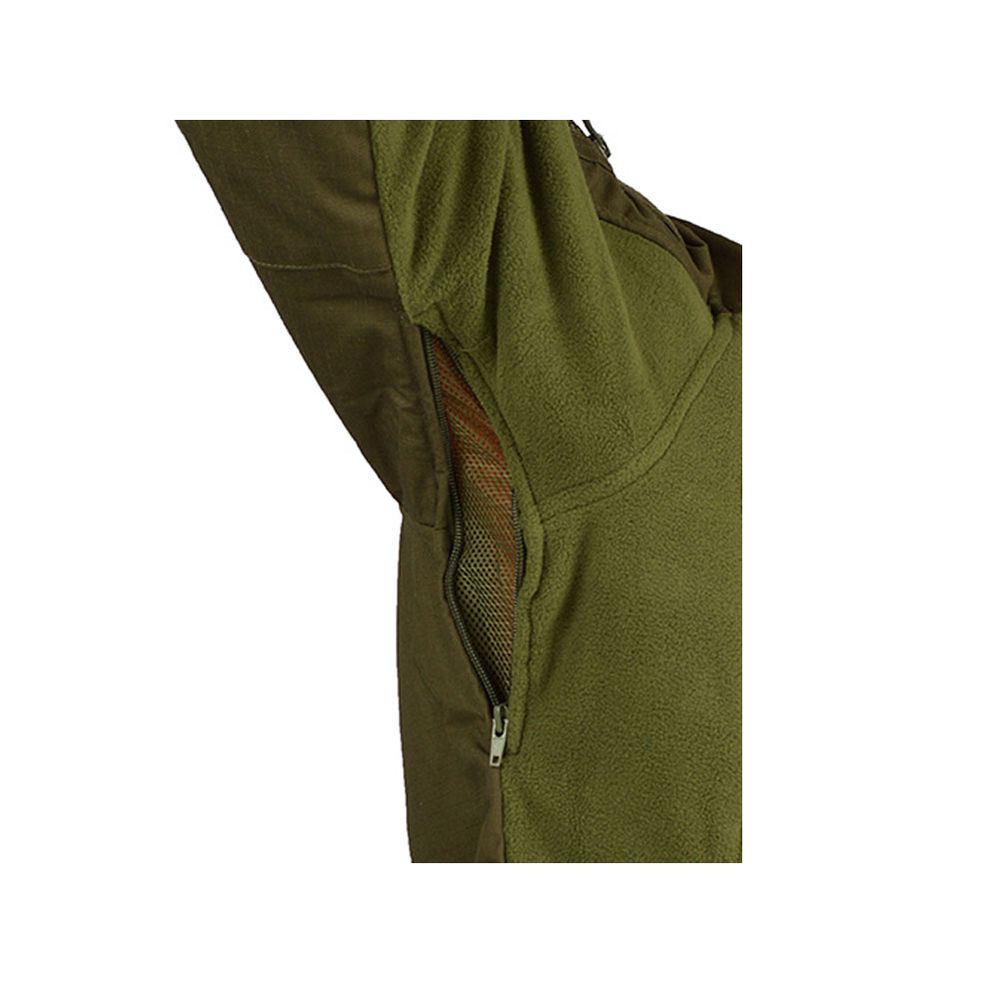 Tactical Commando Fleecejacke oliv Jäger Bekleidung Försterkleidung Dienst 13414