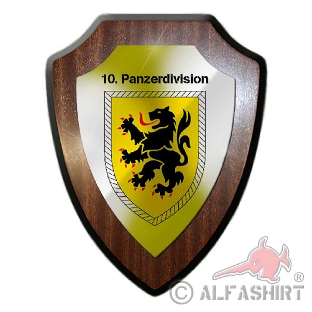 10 Panzerdivision PzDiv Bw Heer Einheit Kompanie Militär Wappenschild #19858