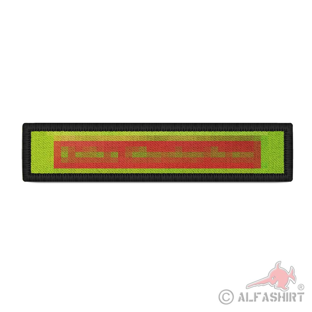 Namens-Streifen Patch Pixel Rettungskräfte rot gelb Sanitäter #39304