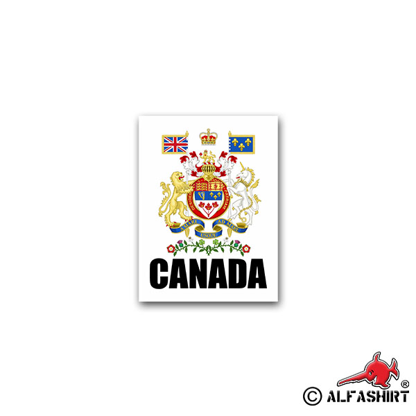 Aufkleber/Sticker Canada nordamerikanischer Staat Heimat Ahornbläter 5x7cm A2466