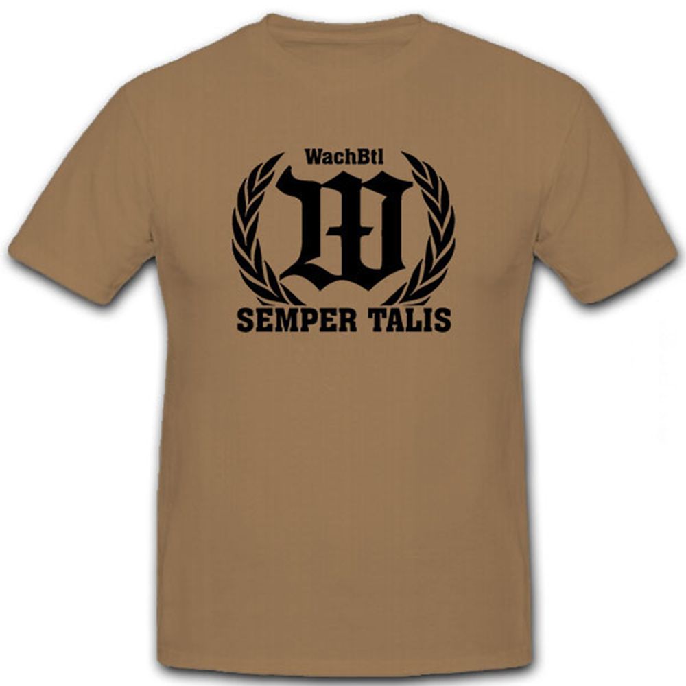 WachBtl SemperTalis Wachbataillon BMVG Bundeswehr Wappen - T Shirt #4807 