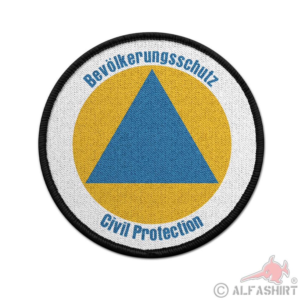 Patch rund 7,5cm Durchmesser Bevölkerungsschutz Civil Protection Emergeny #43962