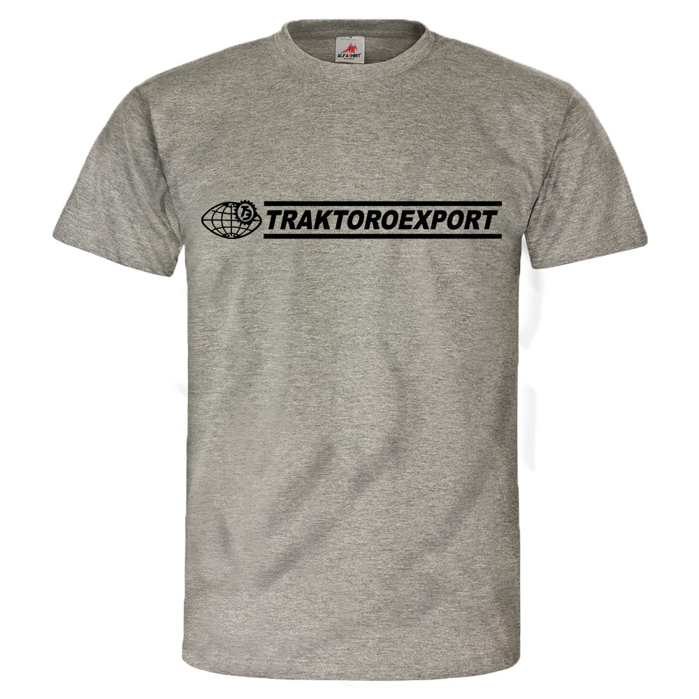 Traktoroexport DDR Verb Logo Wappen UDSSR Ostalgie Traktor T Shirt #25767
