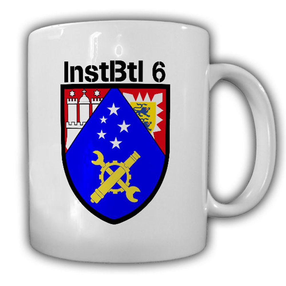 InstBtl 6 Instandsetzungsbataillon Emblem Instler Wappen Reservist Tasse #16361