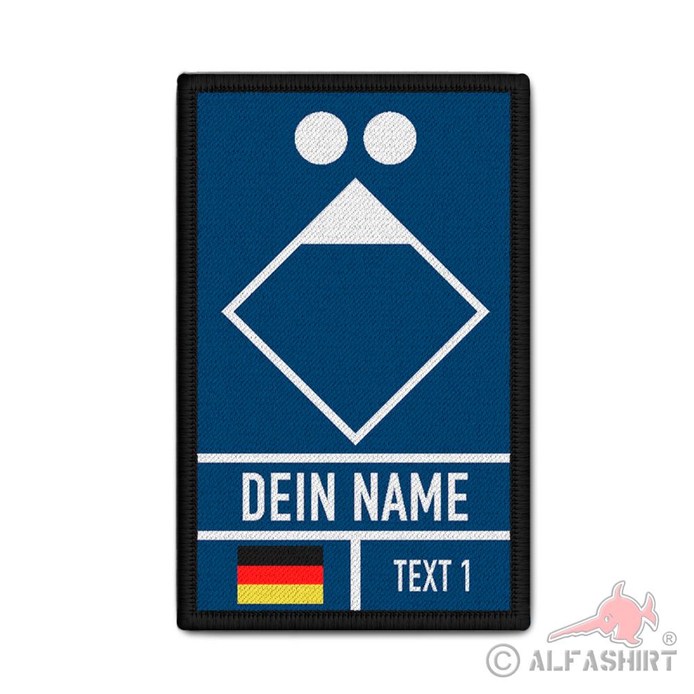 Patch Feuerwehr Taktische Zeichen personalisiert Gruppenführer Zugführer #40177