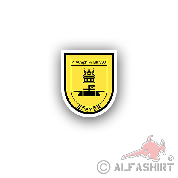 4 AmphPiBtl 330 Speyer Amphibious Pioneer Battalion Bundeswehr 7x6cm # A3684