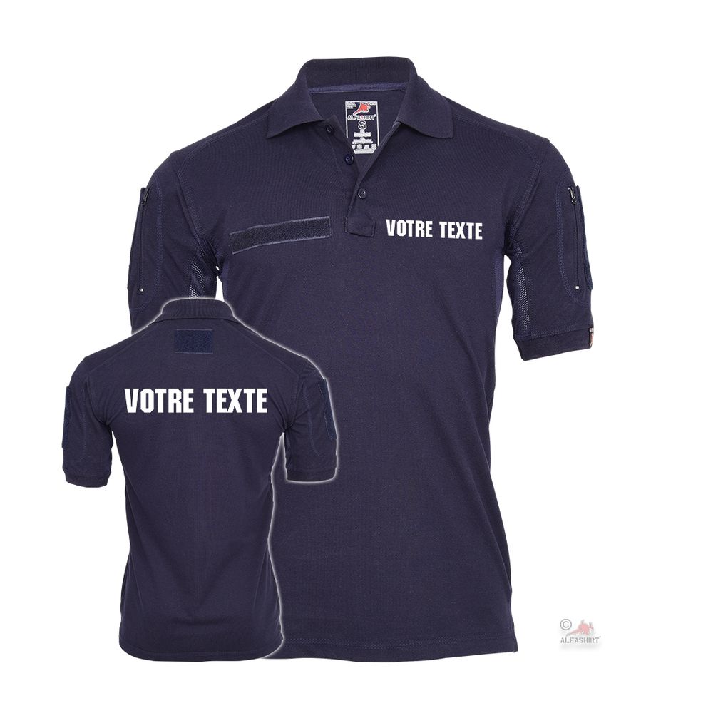 Tactical Polo Alfa personnalisable