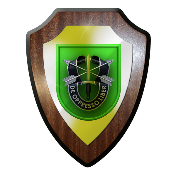 Wappenschild - Green Berets 2 De Oppresso Liber Sof Spezialeinheit #9735