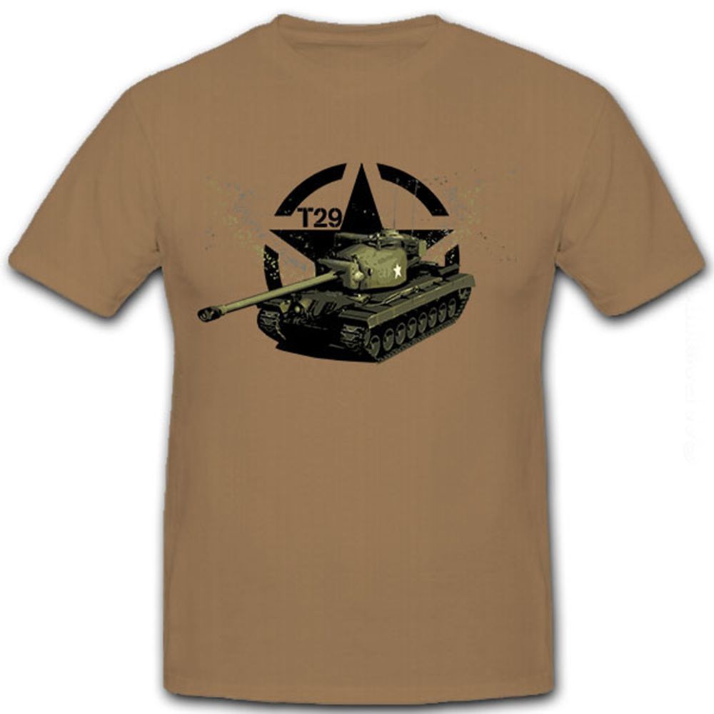 T29 Panzer Panzerkampfwagen Prototyp US Army Amerika WK Militär - T Shirt #8595