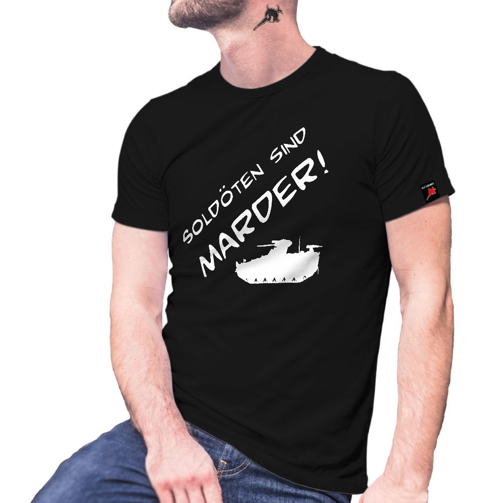 Soldöte sind Marder Humor Fun SPz Schützenpanzer Panzergrenadier T Shirt #27402